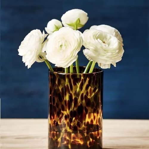 Two's Company Set of 2 Tortoise Candleholder Vase 10cm (4") & 13cm (5") | Decorative Glass Accent thumbnail 3