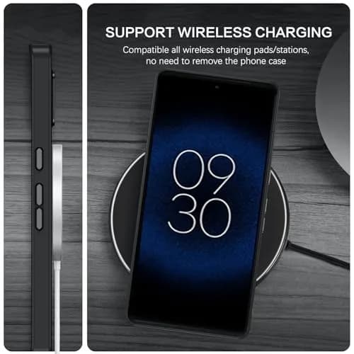 BENTOBEN Translucent Matte Case for Google Pixel 7 6.4" (16.3cm) | Slim Magsafe Compatible Black Protective Cover thumbnail 9