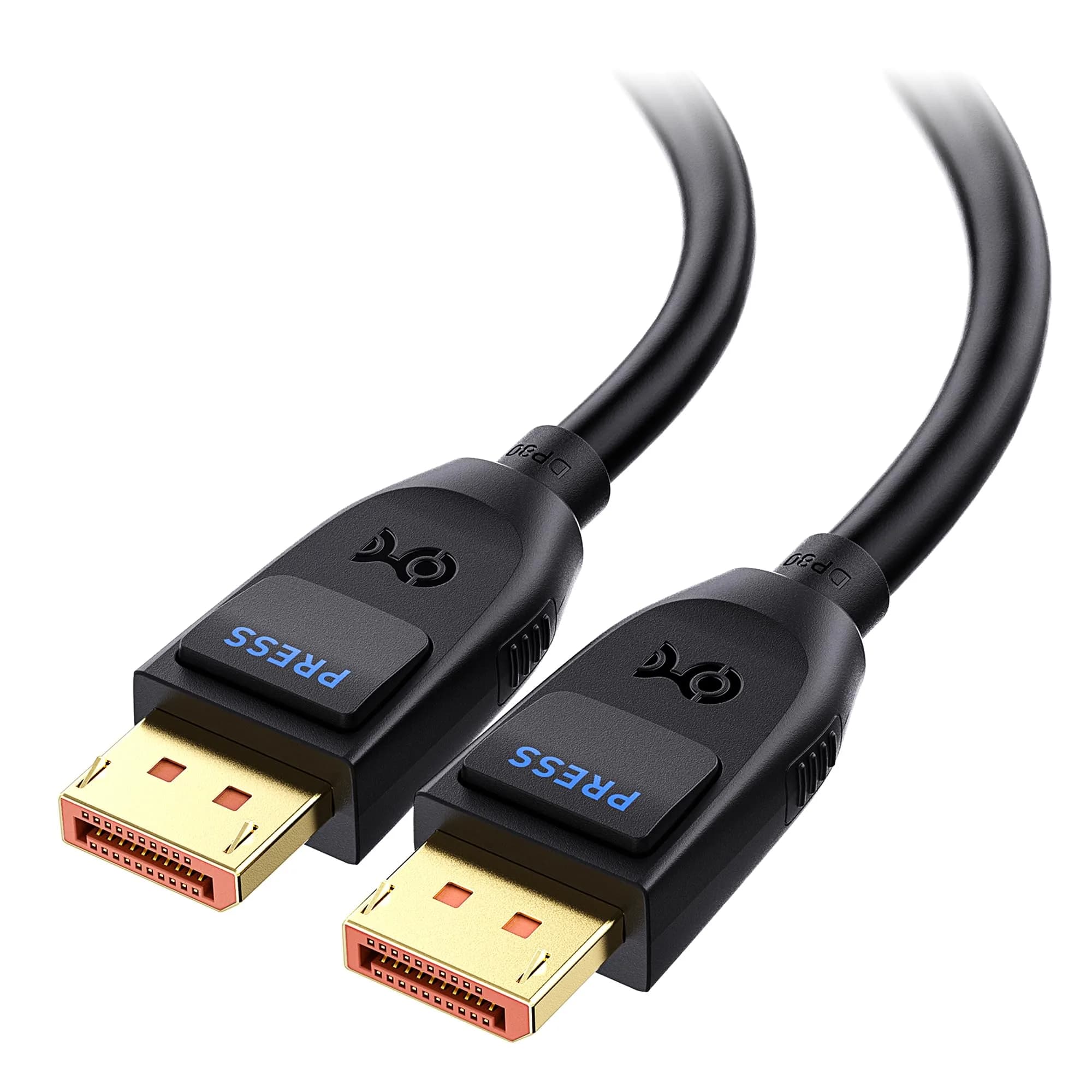 Cable Matters VESA Certified 80Gbps DisplayPort 2.1 Cable 1.5m (4.9ft) | Supports 16K 60Hz, 8K 240Hz, 4K 240Hz