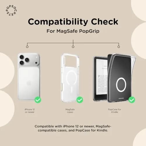 PopSockets Phone Grip for MagSafe Basic Naval | Magnetic Magnetic Holder & Stand thumbnail 5