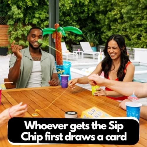 Slap N Sip Adult Drinking Game with 200 Cards & Sticky Hands | Fast-Paced Party Fun for Ages 21+ thumbnail 2