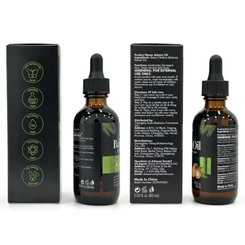 Dolahair Batana Oil for Hair, Scalp & Skin 60 mL (2.03 Fl Oz) | Natural Elaeis Oleifera Kernel Oil for Dry Hair thumbnail 8