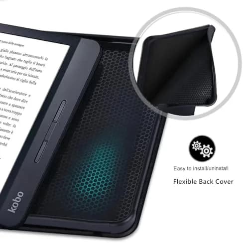 Stianiiie Premium PU Leather Cover for Kobo Clara 6" | Smart Sleep/Wake Slim Case thumbnail 7