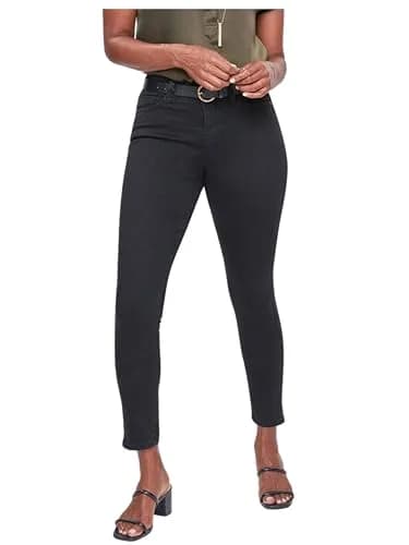Royalty For Me Women's Curvy Ultra High Rise Skinny Jeans, W Black, 12 | Flatter Curves with Comfort & Style thumbnail 1