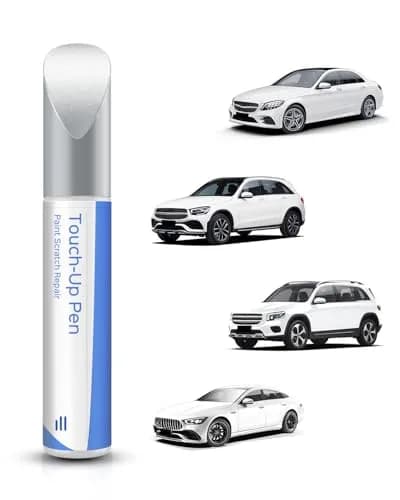 PARTS4EV Polar White Touch Up Paint 12ml (0.41 Fl Oz) | Exact Match for Mercedes-Benz Scratches & Chips thumbnail 1