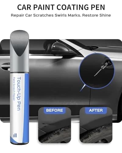 PARTS4EV Palladium Silver Metallic Touch Up Paint 12ml (0.41 Fl Oz) | Exact Match for Mercedes-Benz Chips & Nicks thumbnail 2