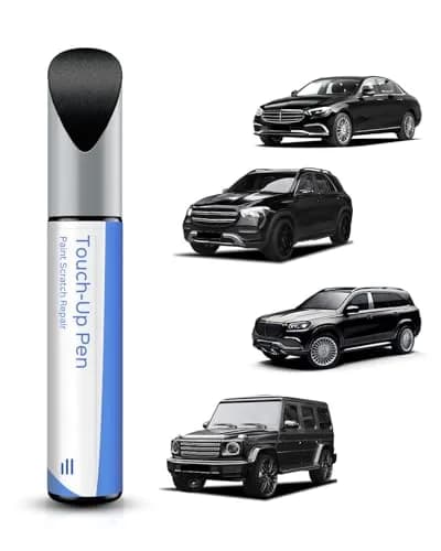 PARTS4EV Obsidian Black Metallic Touch Up Paint 12ml (0.41 Fl Oz) | Exact Match for Mercedes-Benz Chips & Nicks thumbnail 1