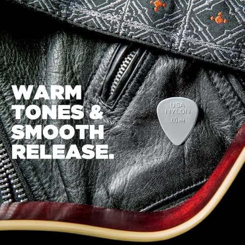 Jim Dunlop Nylon Standard Pick .38MM - 24 Pack | Thin Gauge for Precision Playing thumbnail 3
