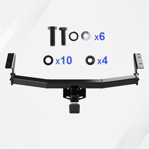 HD Ridez 2 Inch Trailer Hitch Receiver for Nissan/Infiniti | Class 3, Carbon Steel, Black thumbnail 7