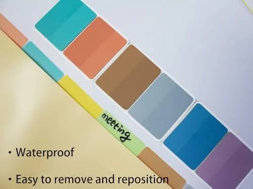 ELII Clear Book Tabs 500 PCS | Writable & Repositionable Sticky Index Tabs for Annotating Books thumbnail 5