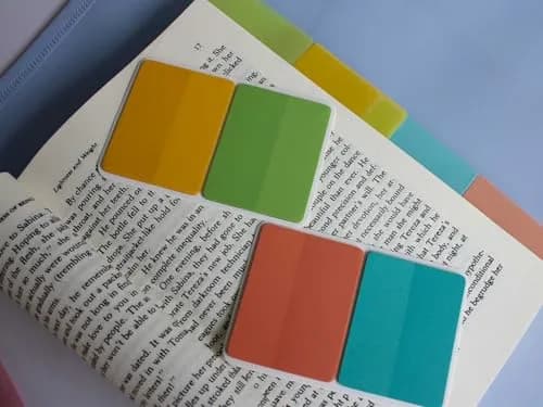 ELII Clear Book Tabs 500 PCS | Writable & Repositionable Sticky Index Tabs for Annotating Books thumbnail 8