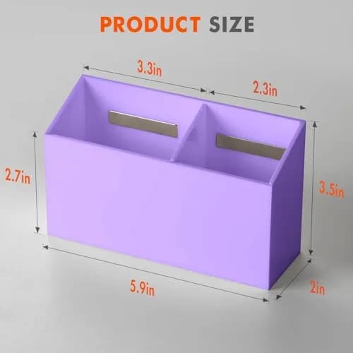 BEYGORM Magnetic Dry Erase Marker Holder & Organizer 15 cm (5.9 in) | Non-Slip Acrylic for Whiteboards & Fridges thumbnail 7