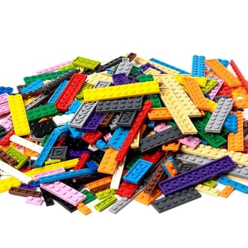 MANNIDOO 360 Pieces Small Building Plates Set, 16 Colors | ASTM-Tested Educational Toy for Kids 3+ thumbnail 1