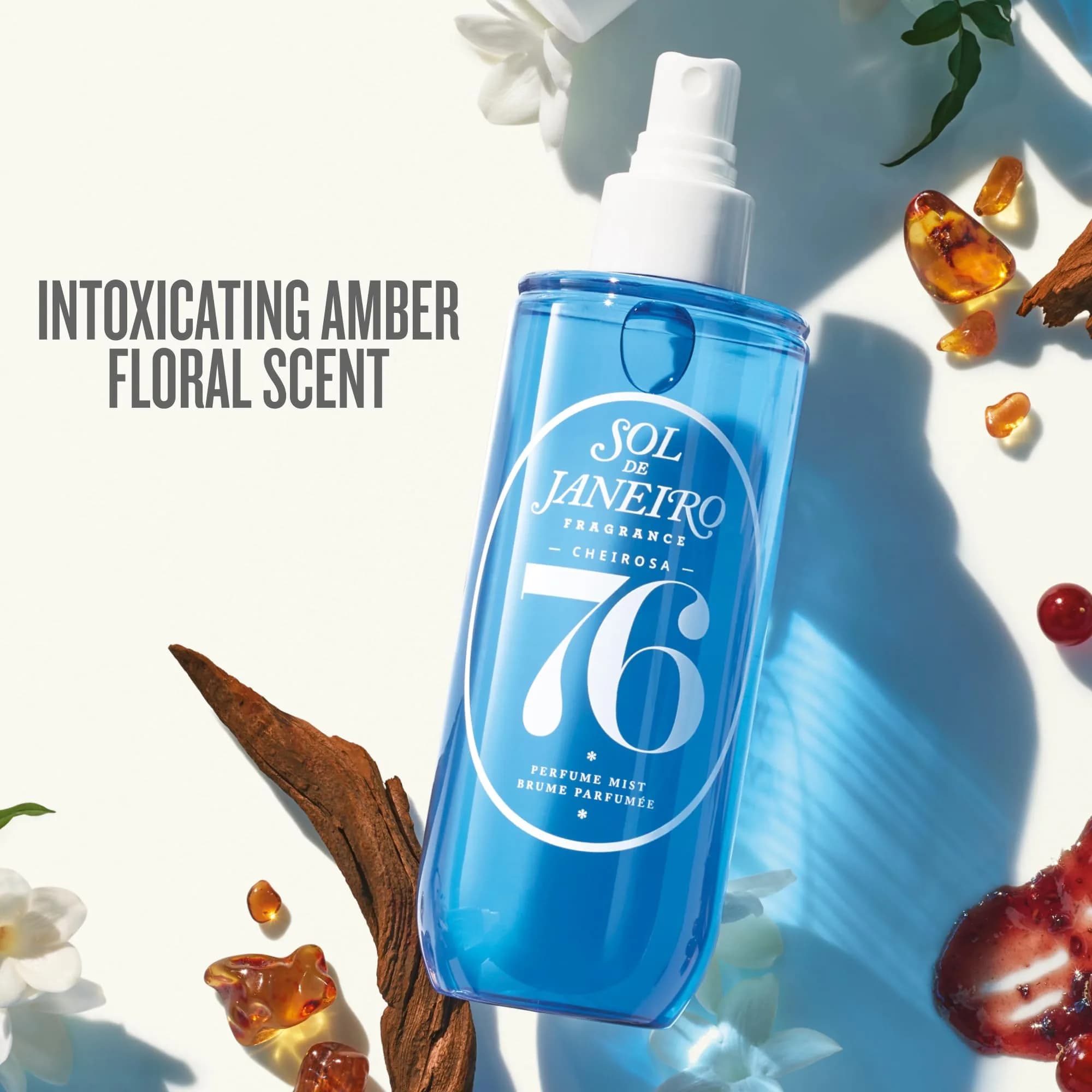 Sol de Janeiro Cheirosa 76 Hair & Body Fragrance Mist Travel Size 90mL (3.0 fl oz) | Amber Floral Scent - main product image