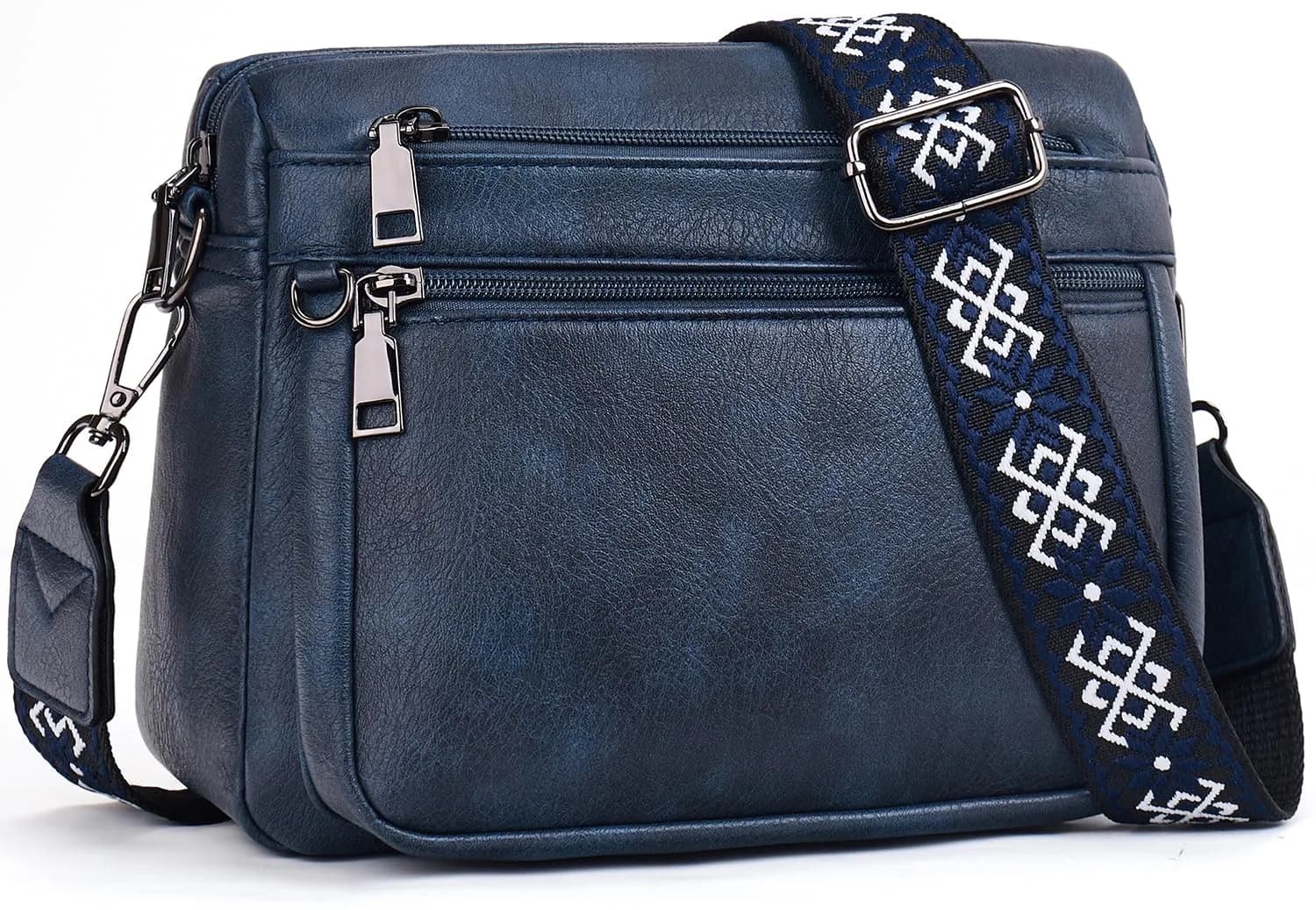 ATERITSSI Vegan Leather Crossbody Bag for Women, Multi-Pocket Purse, 9.45 inches | Organized & Lightweight - main product image