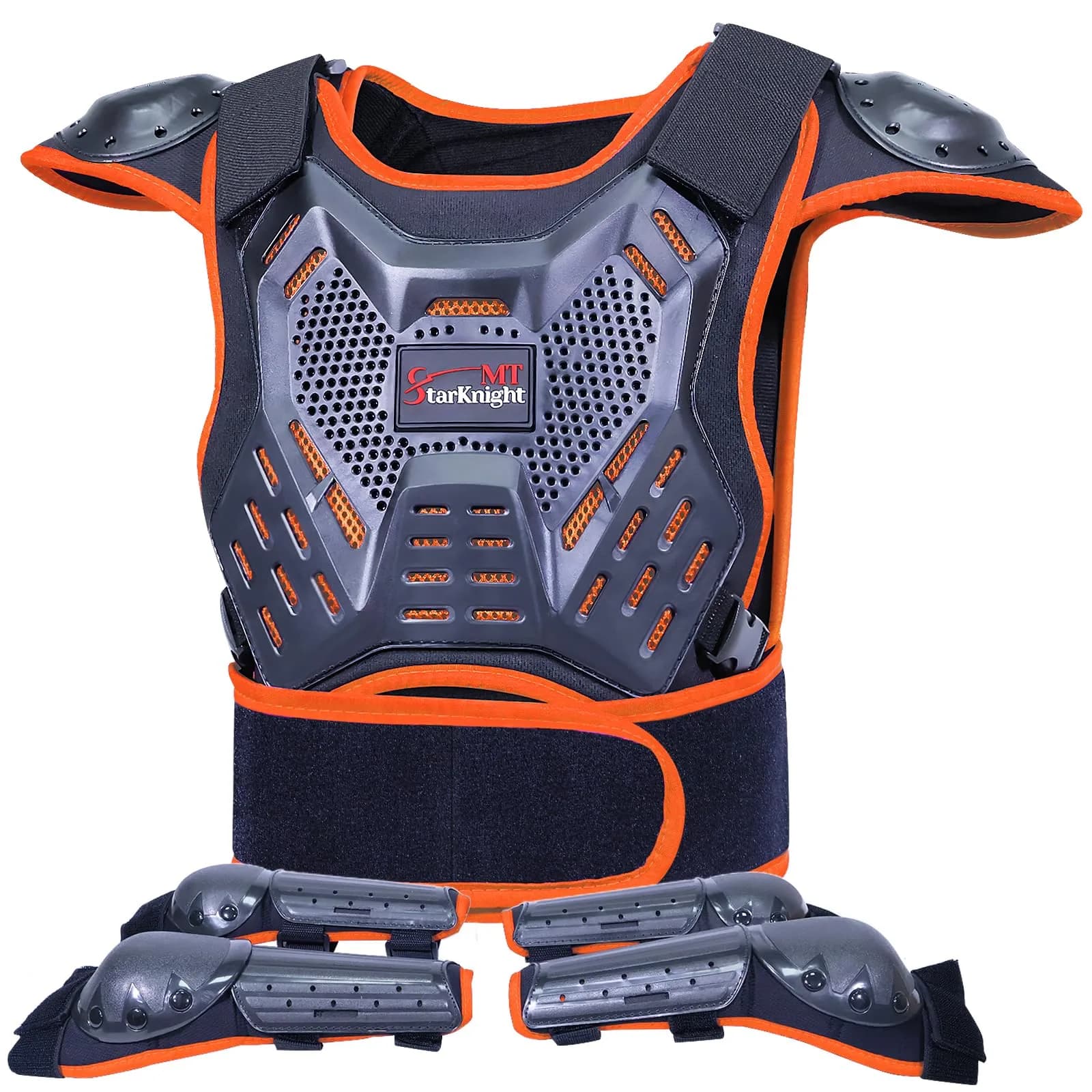 StarknightMT Kids Dirt Bike Gear Youth Motocross Chest Protector Suit | Impact Protection for Ages 3-12 - main product image