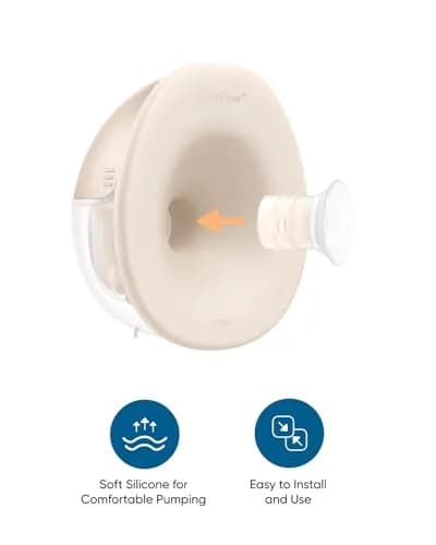 eufy Security 19mm Sizing Inserts (2-Pack) | BPA-Free Silicone for E10/E20/S1/S1Pro Breast Pumps thumbnail 3