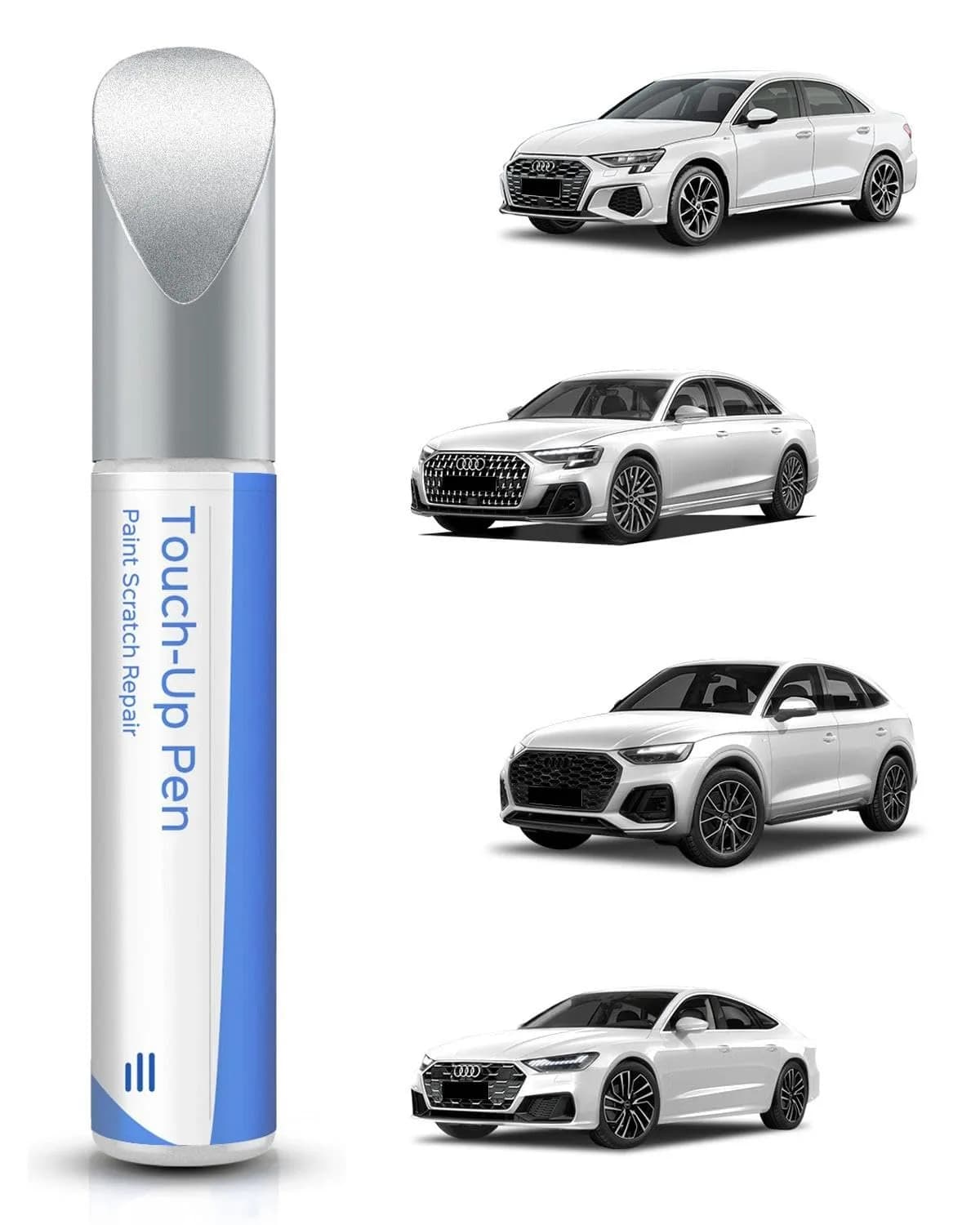 PARTS4EV LY9C Ibis White Touch Up Paint for Audi | Precise Match & Durable Finish - main product image