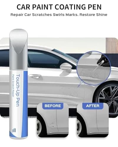 PARTS4EV LY9C Ibis White Touch Up Paint for Audi | Precise Match & Durable Finish thumbnail 2