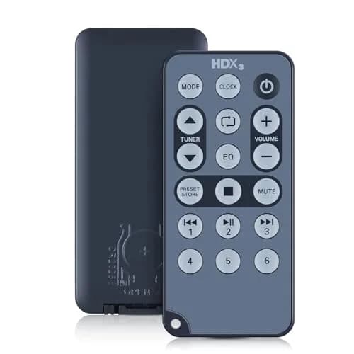 WDZP Universal Remote for Polk Audio Mini CD AM/FM HD Radio Soundbar | No Programming, 12m Infrared Range thumbnail 1