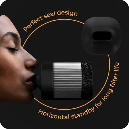 vonSploof Personal Air Filter with HEPA & Activated Carbon, 500+ Uses | Odorless Air Exhale thumbnail 6