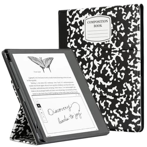 CoBak Stand Case for Kindle Scribe 10.2 Inch (25.9 cm) | Premium Folio Leather Cover with Pen Holder, Auto Sleep/Wake thumbnail 1