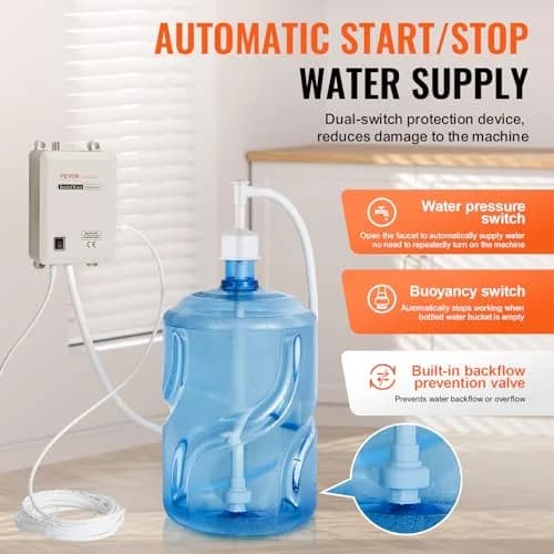 VEVOR Bottled Water Dispenser Pump System 5 Gallon | Automatic Electric Water Pump for Household Use thumbnail 4