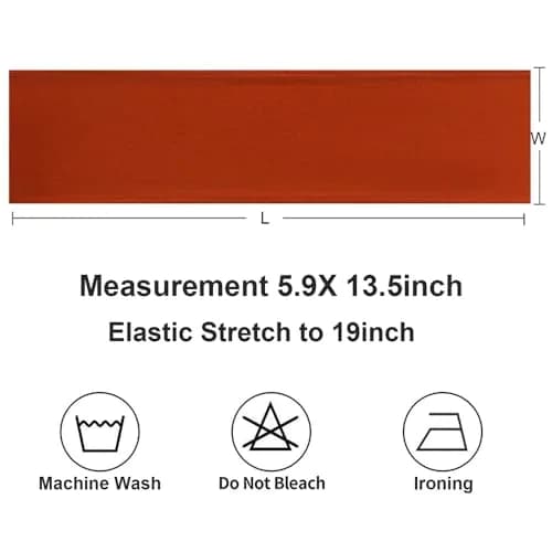 Gankar Terracotta Spandex Chair Sashes 50 Pack | Modern Style, Elastic Closure, 1.41 kg thumbnail 5