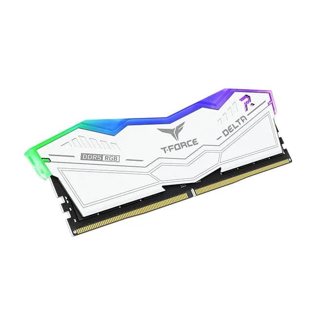 TEAMGROUP T-Force Delta RGB DDR5 RAM 32GB (2x16GB) 6000MHz White | High-Speed Desktop Memory Module thumbnail 7