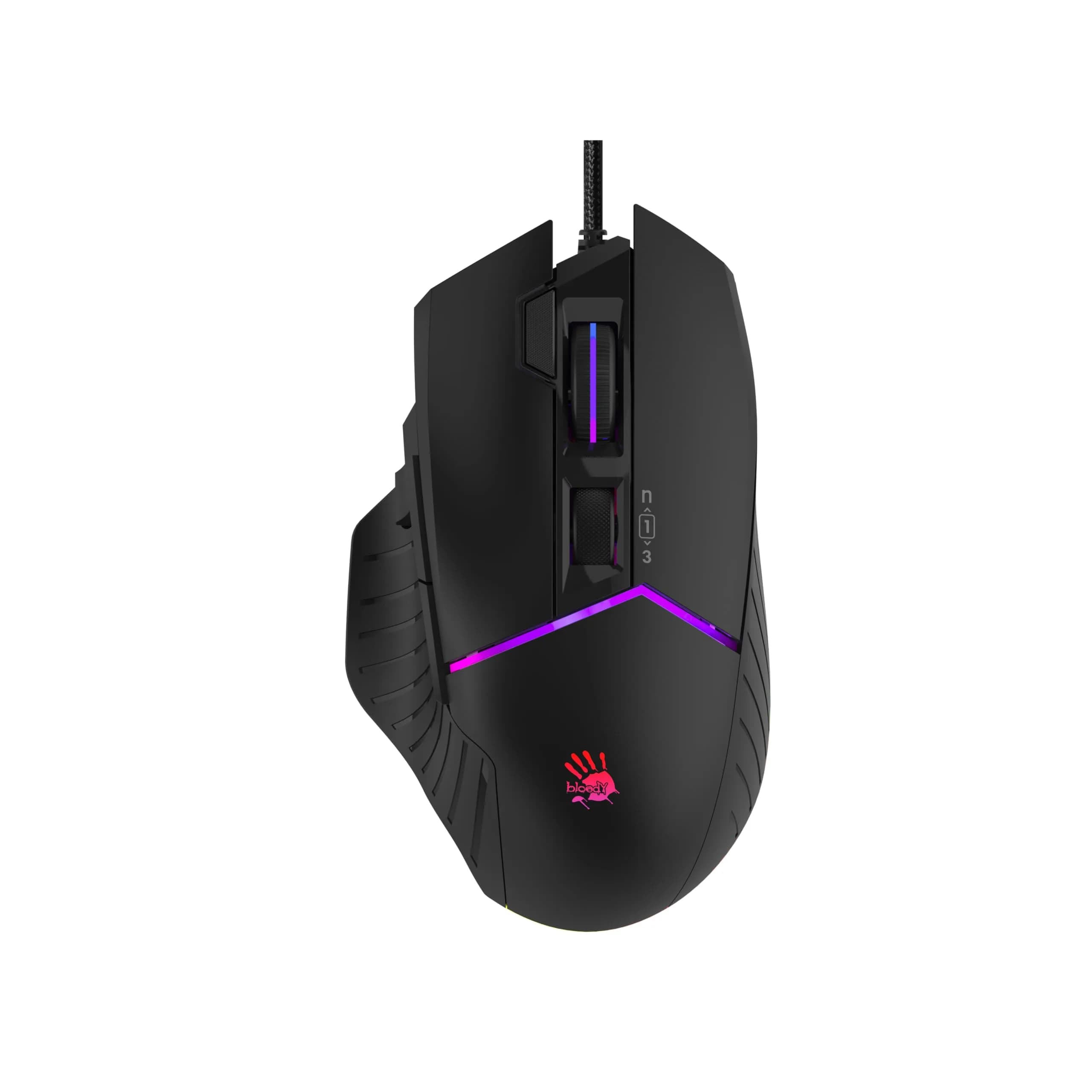 Bloody A70 II Optical Gaming Mouse with Light Strike Switch & Scroll | 8000 DPI, 0.2ms Response — W95Br