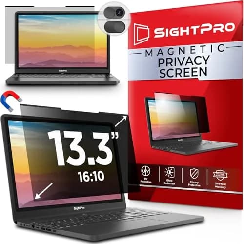 SightPro Magnetic Laptop Privacy Screen 13.3 Inch 16:10 | Patented Removable Filter thumbnail 1