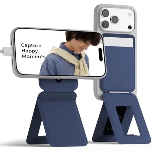 MOFT Phone Tripod Stand & Wallet, NFC Card Holder, Hold 1-2 Cards | Slim 0.37in Profile for Travel & Content thumbnail 1