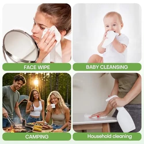 Fancyou Disposable Face Towels 20 Count | Eco-Friendly, Compact & Skin-Friendly thumbnail 8