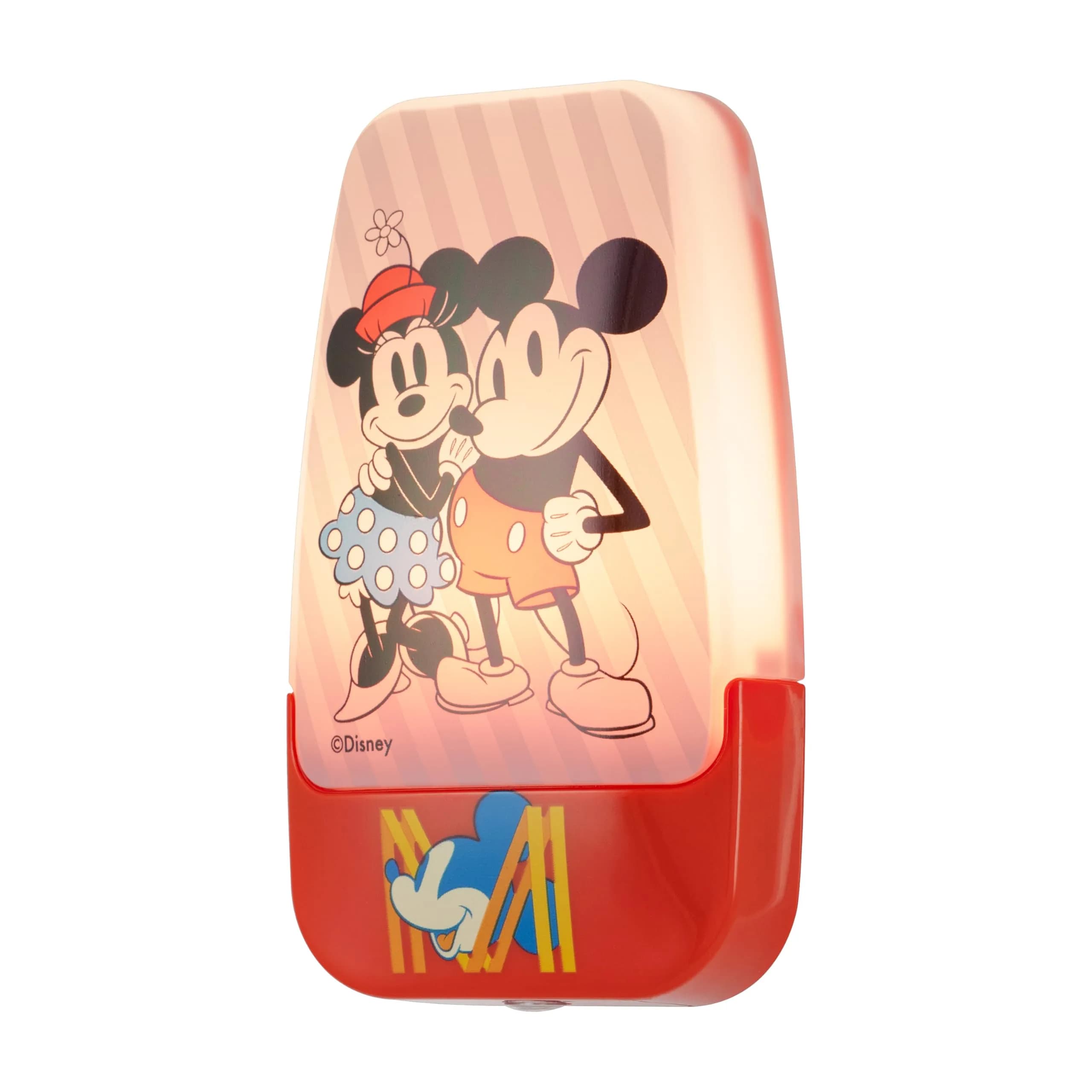 Disney Frozen 45670 LED Night Light, Anna & Elsa, Plug-in | Light-Sensing, Energy-Efficient — Red Minnie and Mickey