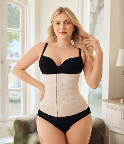 Nebility Waist Trainer for Women Corset Shapewear 29.1-32.2 inches | Tummy Control & Back Support thumbnail 5