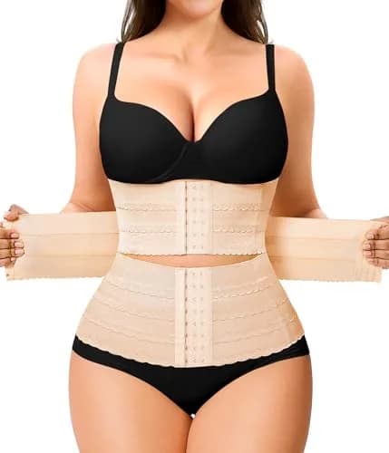 Nebility Waist Trainer for Women Corset Shapewear M | Tummy Control, Back Support, Snug Fit thumbnail 1