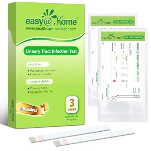 Easy@Home 3 Pack Urinary Tract Infection Test Strips for Women | Accurate & Reliable Home UTI Detection thumbnail 1