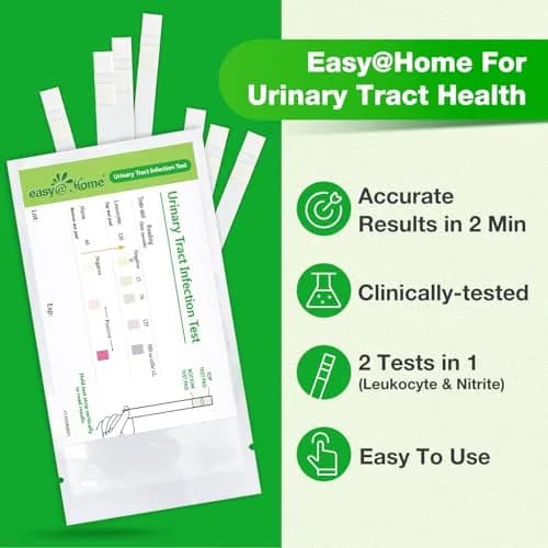 Easy@Home 3 Pack Urinary Tract Infection Test Strips for Women | Accurate & Reliable Home UTI Detection thumbnail 2