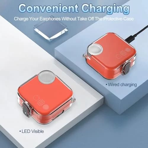 POZCIS CMF Buds Case Cover Hard PC Shell Clear | Protective Earbuds Case with Lanyard thumbnail 4