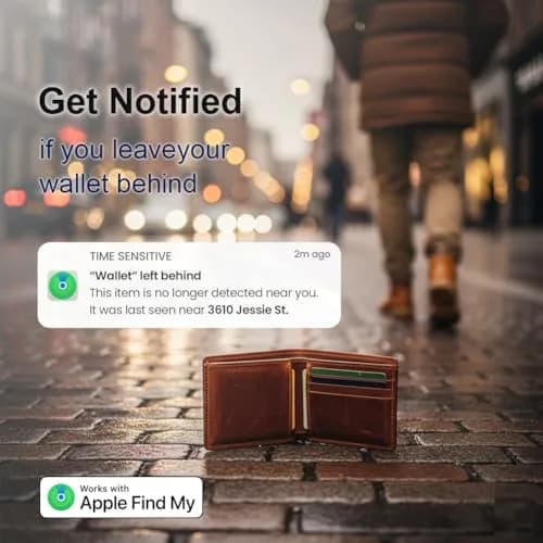 YAOTE Ultra-Slim Wallet Tracker Card, Rechargeable 1.8mm | Apple Find My Compatible thumbnail 5
