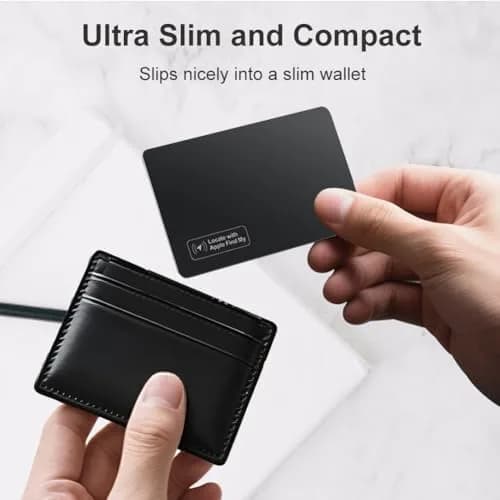 YAOTE Ultra-Slim Wallet Tracker Card, Rechargeable 1.8mm | Apple Find My Compatible thumbnail 6