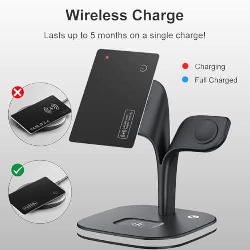 YAOTE Ultra-Slim Wallet Tracker Card, Rechargeable 1.8mm | Apple Find My Compatible thumbnail 7