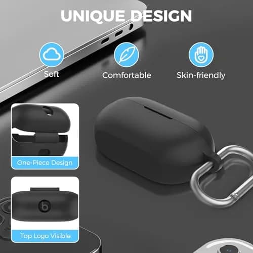 AHASTYLE Silicone Case for Beats Solo Buds (2024) | Shockproof & Dust-Resistant Earbud Case thumbnail 6