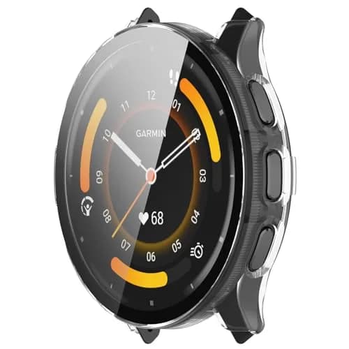 FanTEK Clear Protective Case for Garmin Venu 3 (45mm) | Scratch Resistant Shock Absorbing thumbnail 4