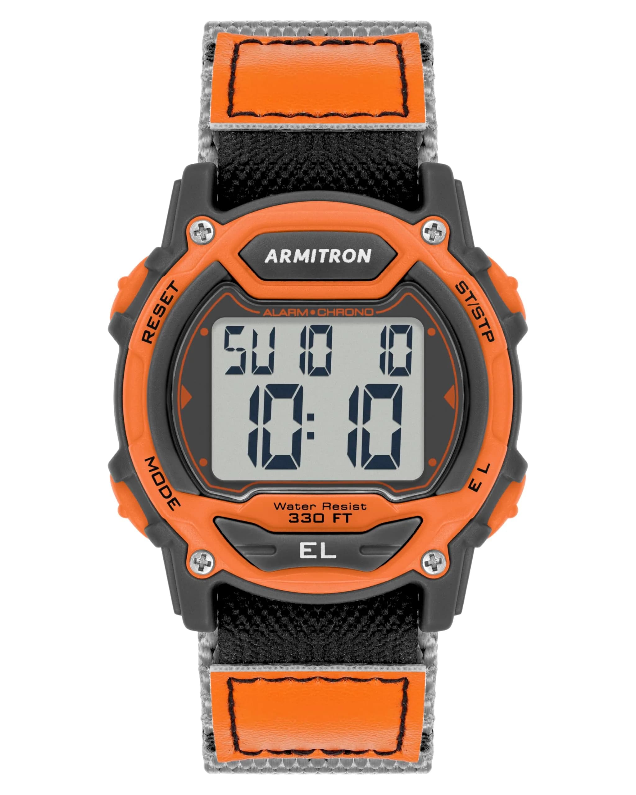 Armitron Sport Unisex Quartz Sport Watch 40mm Resin Case Nylon Strap Water-Resistant — Nylon Strap