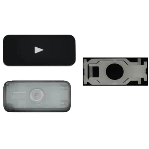 ewkft Right Arrow Keycap with Scissor Clip Hinge for MacBook Pro/Air Models A2141-A2681 | Black thumbnail 1