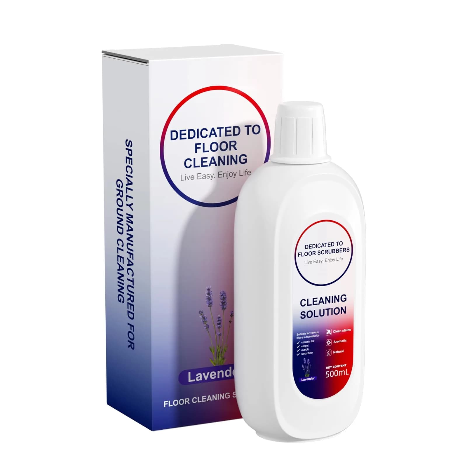 Nukisa Lavender Scent Floor Cleaning Solution 500ml (17.63 Fl Oz) | Concentrated Formula for Tineco Vacuums - main product image