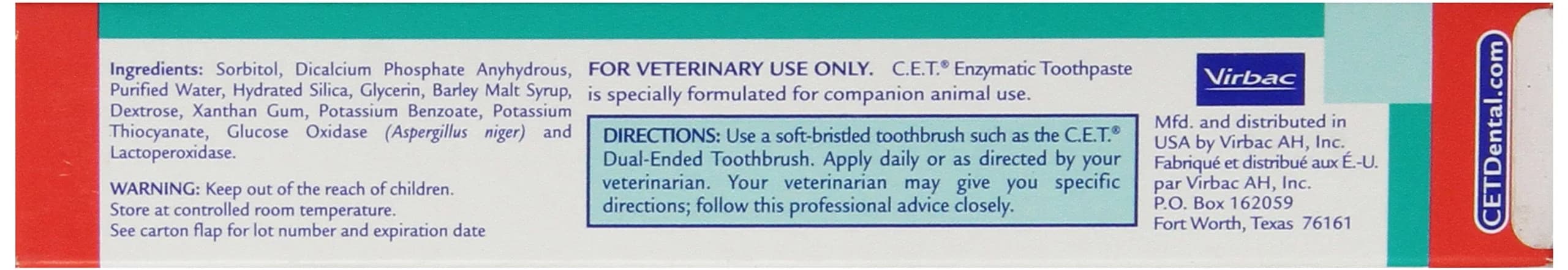 Virbac CET Enzymatic Toothpaste Malt Flavor 140g (5 oz) Pack of 2 | Vet Recommended Dental Care for Dogs & Cats thumbnail 4