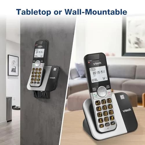 VTech DECT 6.0 Cordless Phone 2-Handset System with Caller ID | Interference-Free Sound thumbnail 7