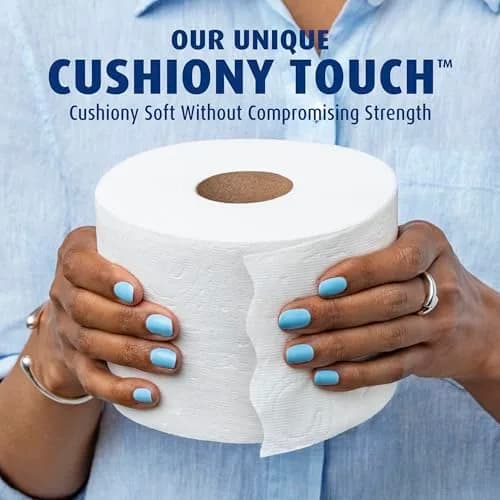 Charmin Ultra Soft Cushiony Touch Toilet Paper, 18 Family Mega XL Rolls (6552 Sheets Total) | 2-Ply White thumbnail 3